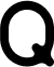 زخرفة حرف Q